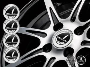 Plymouth Ruota Badges Stile Adesivi Epossidici Top